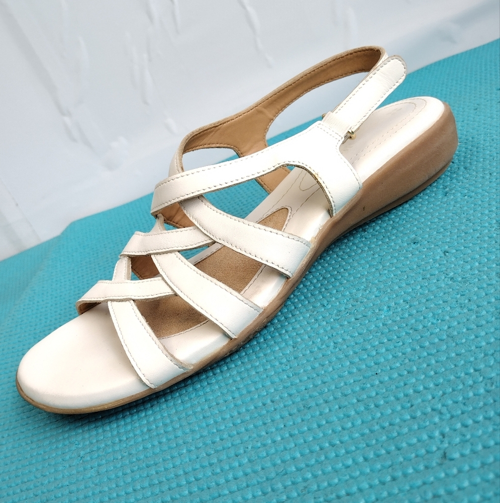 Naturalizer Comfort Cadence Strappy Sandals Ankle Strap Wedge 6.5W